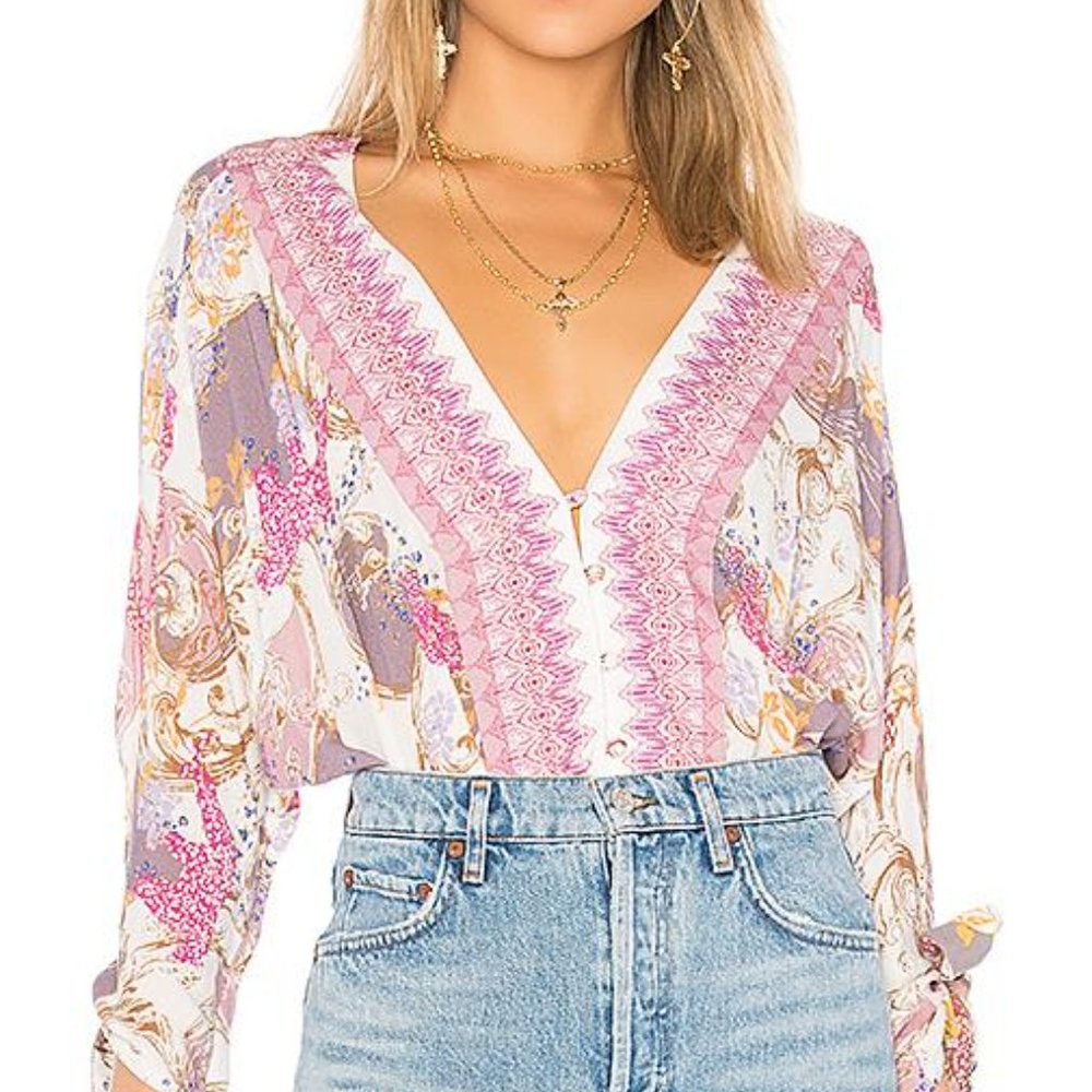 FREE PEOPLE Catch Me If You Can Top In Ivory Large
